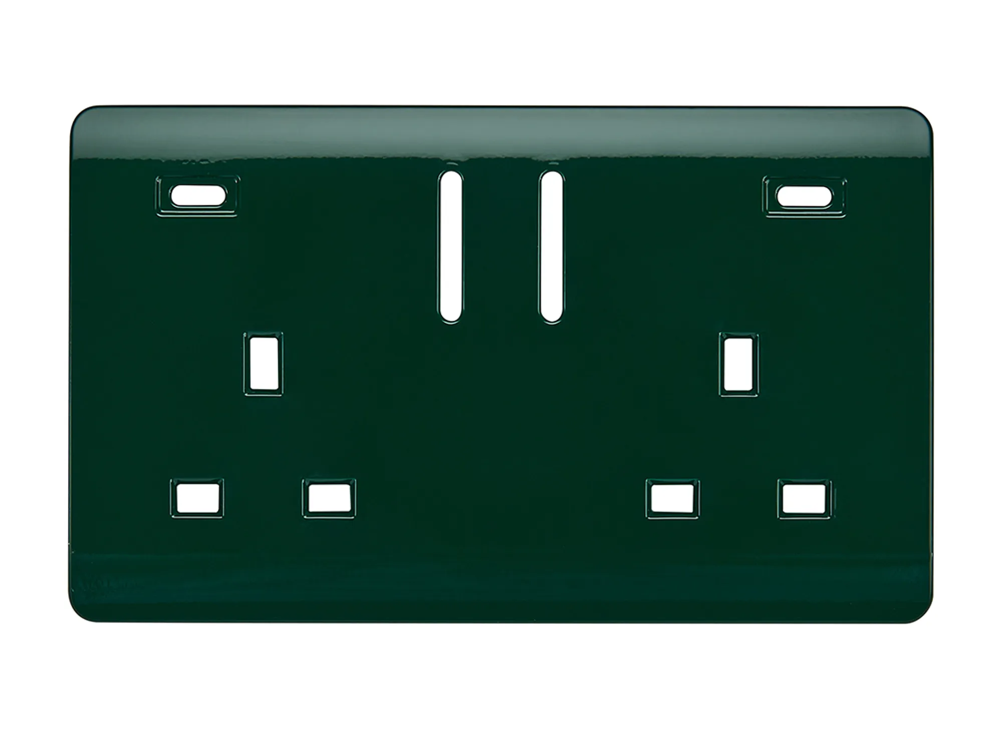 Dark Green Spare Plate Wiring Accessories Trendi Decorative Screwless